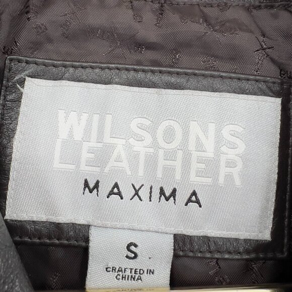 Wilsons Leather Maxima Women's Brown Lined Jacket /Coat S - Picture 4 of 4